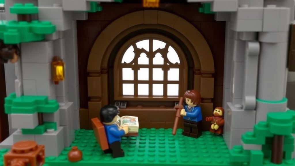 乐高魔戒书立测评：当经典文学场景遇上积木艺术